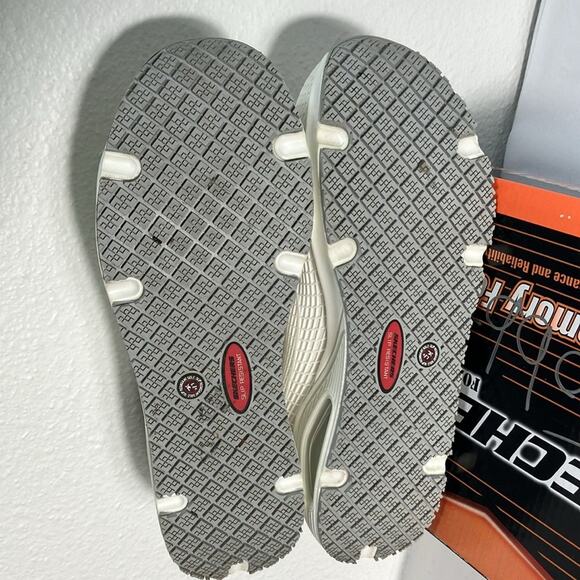 Skechers Womens Uno Sr Jhansi white Safety Toe Work composite Safety Shoes - Picture 8 of 11